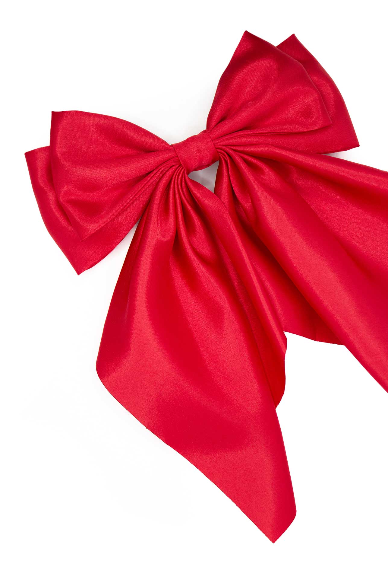 Rose Hair Bow Tail
