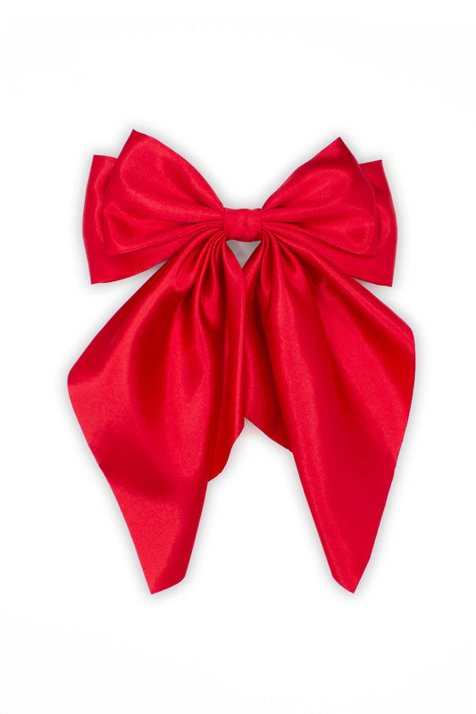 Rose Hair Bow Tail