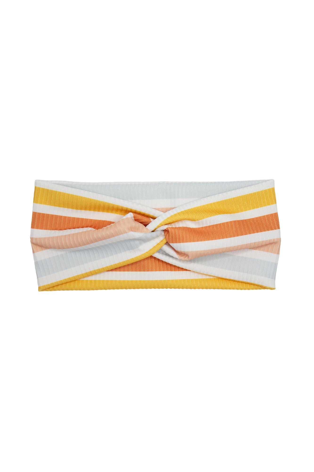 Spring Rainbow Ribbed Twist Turban Headband