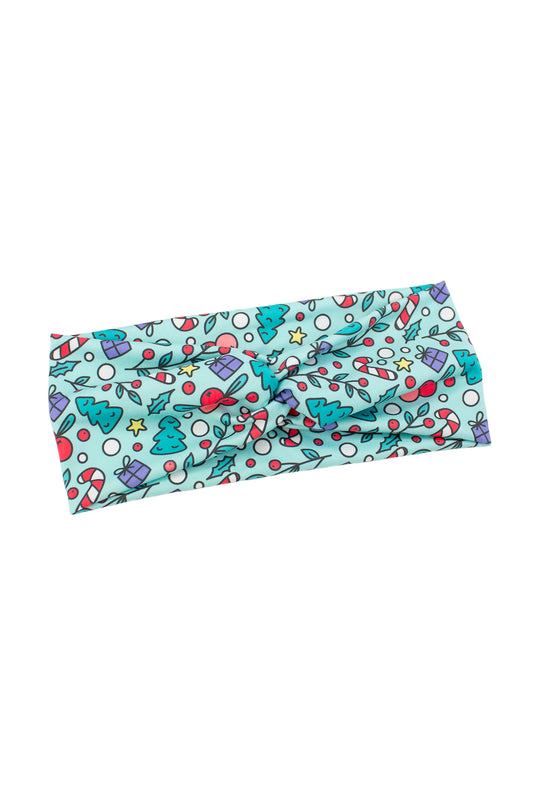 All Christmas Things Twist Turban Headband