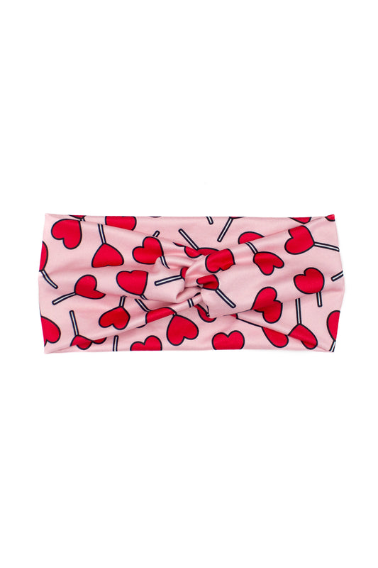 Sucker For You Twist Turban Headband