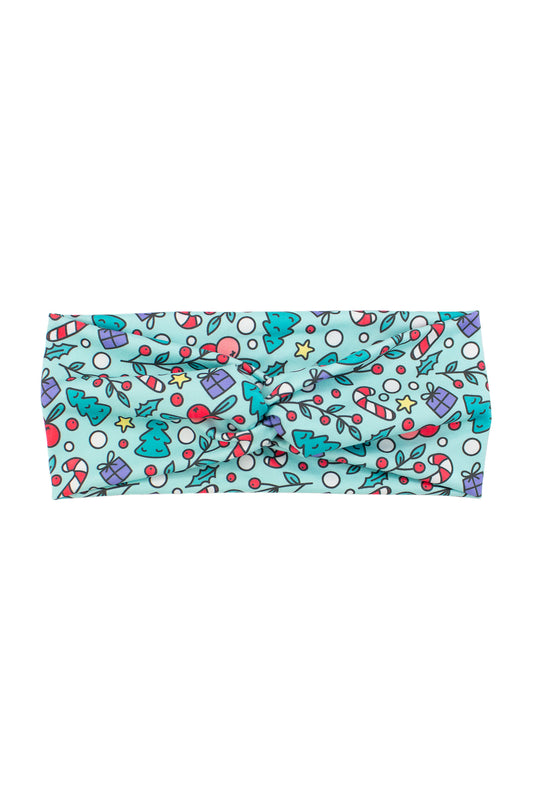 All Christmas Things Twist Turban Headband