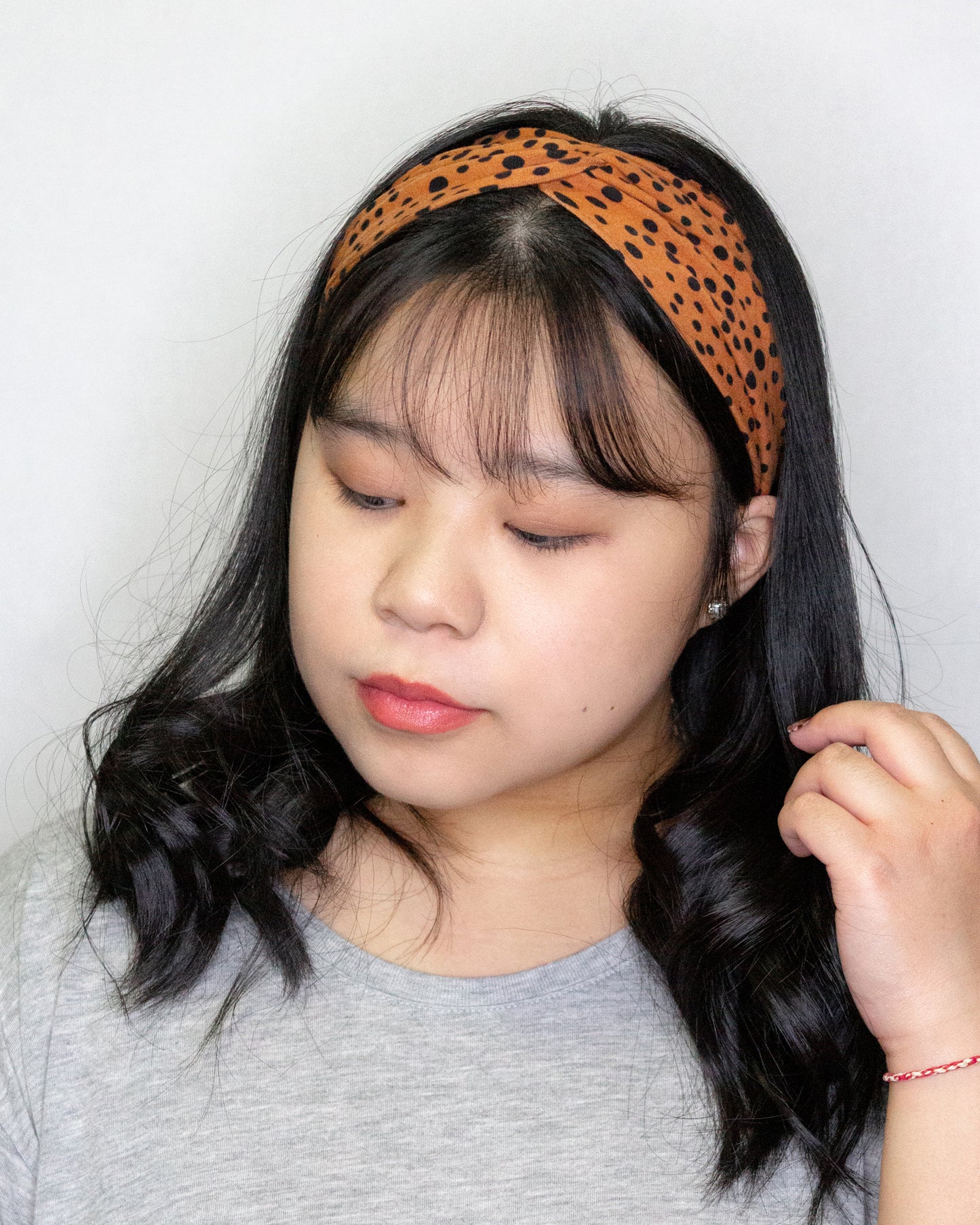 Polka Dot Twist Turban Headband