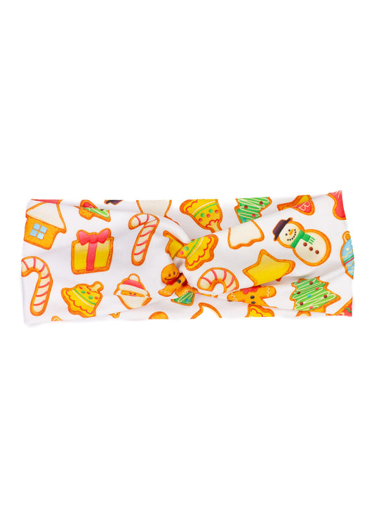 Cookies For Santa Twist Turban Headband