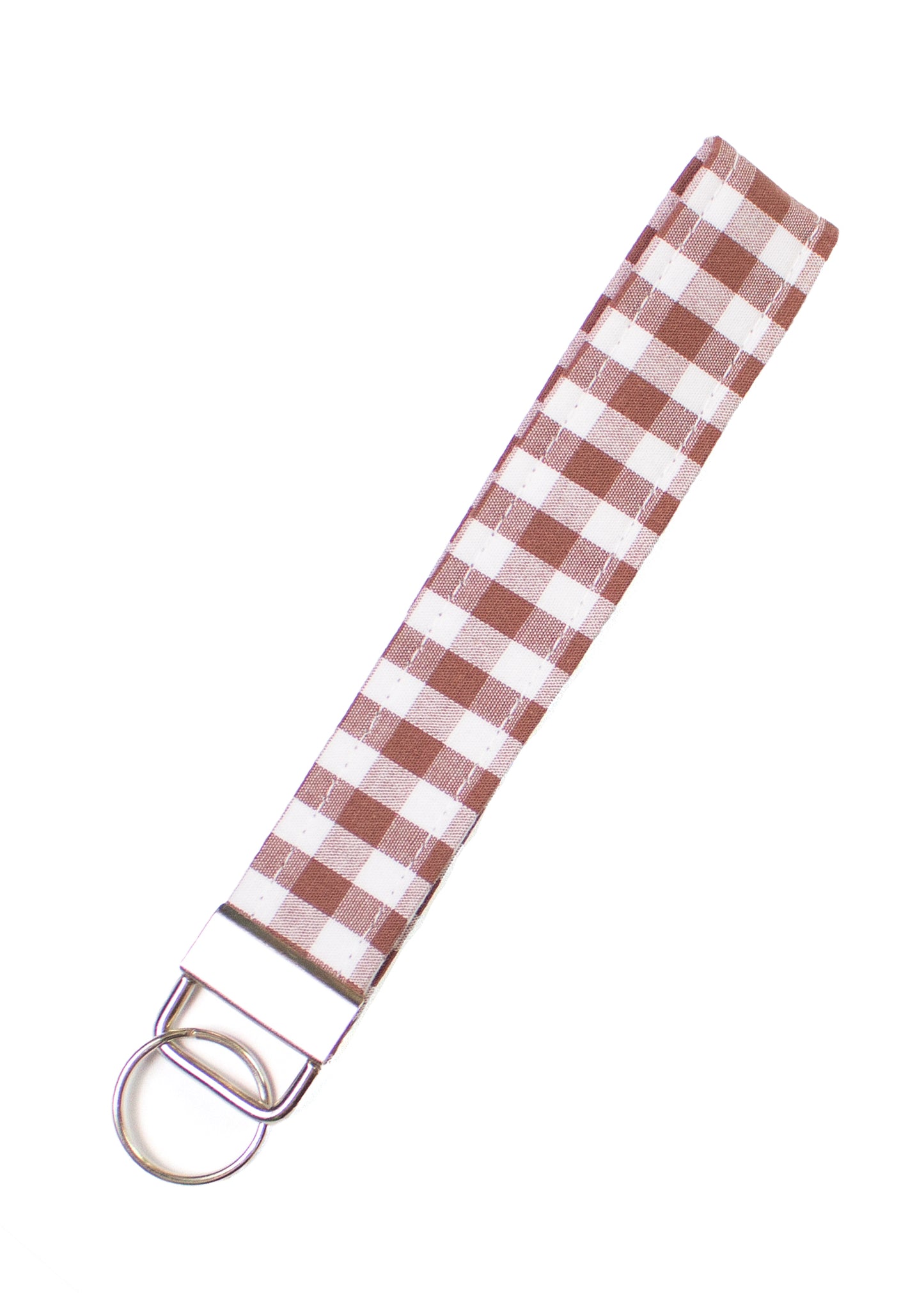 Mocha 1" Key Fob Wristlet