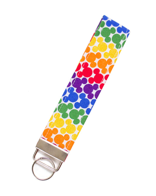 Mouse Ears 1.25" inch Key Fob Wristlet