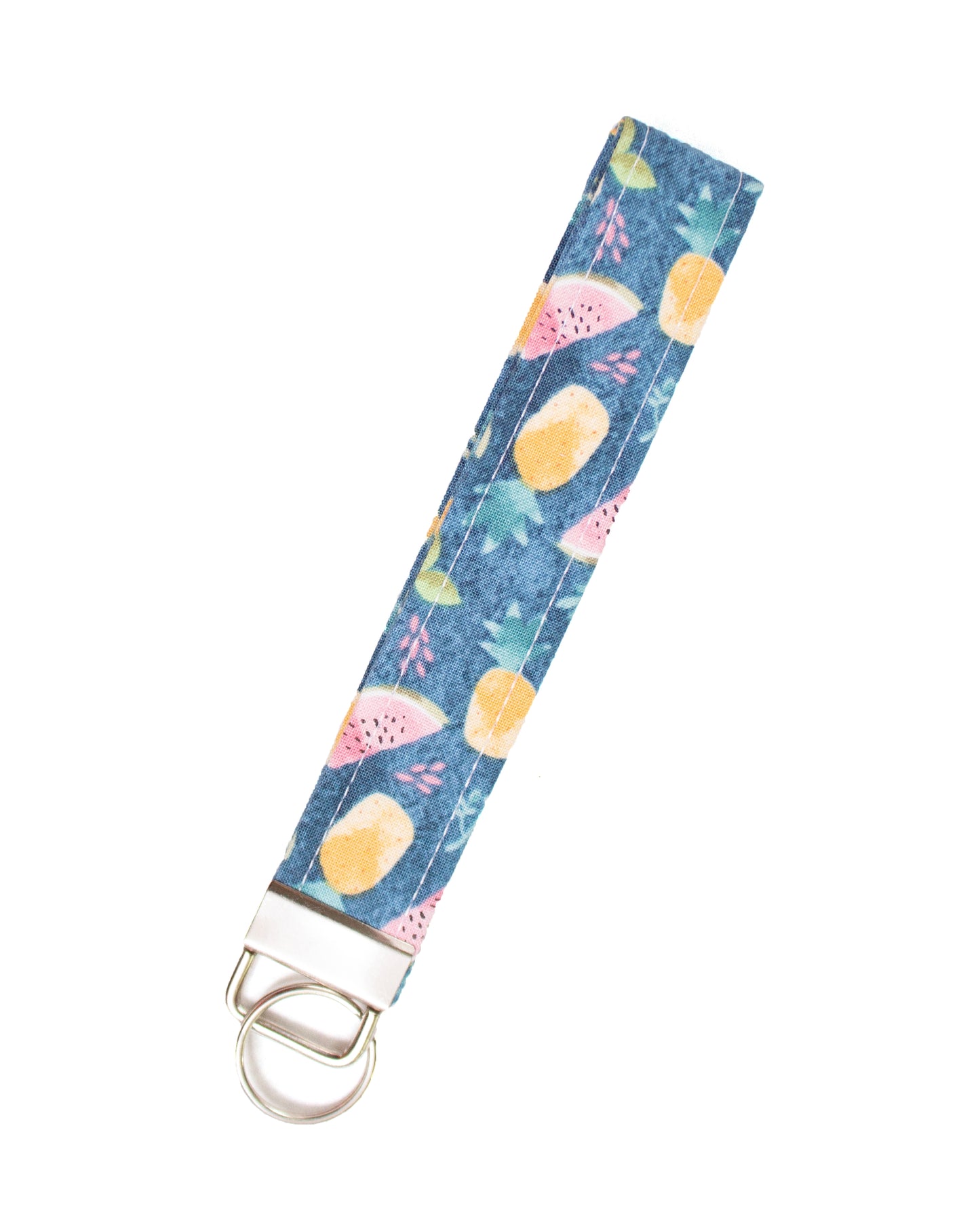 Pineapple & Watermelon 1" inch Fabric Key Fob Wristlet