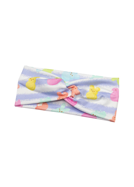 Marshmallow Bunny Twist Turban Headband