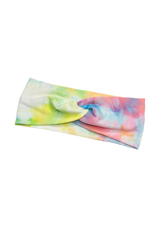 Colorburst Tie-Dye Effect Twist Turban Headband