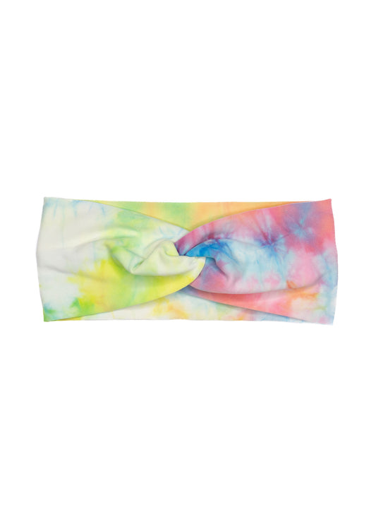 Colorburst Tie-Dye Effect Twist Turban Headband