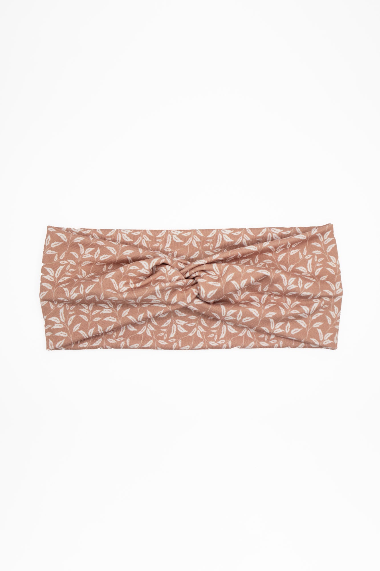 Boho Fall Leaves Plant Twist Turban Headband