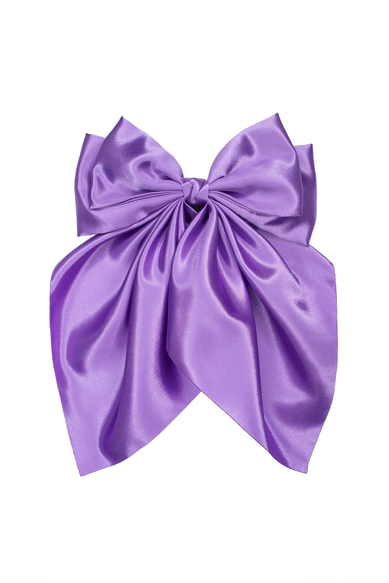 Lavender Hair Bow Tail
