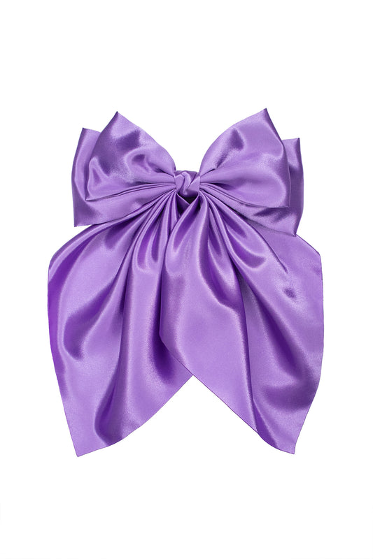 Lavender Hair Bow Tail