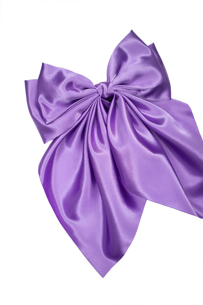 Lavender Hair Bow Tail