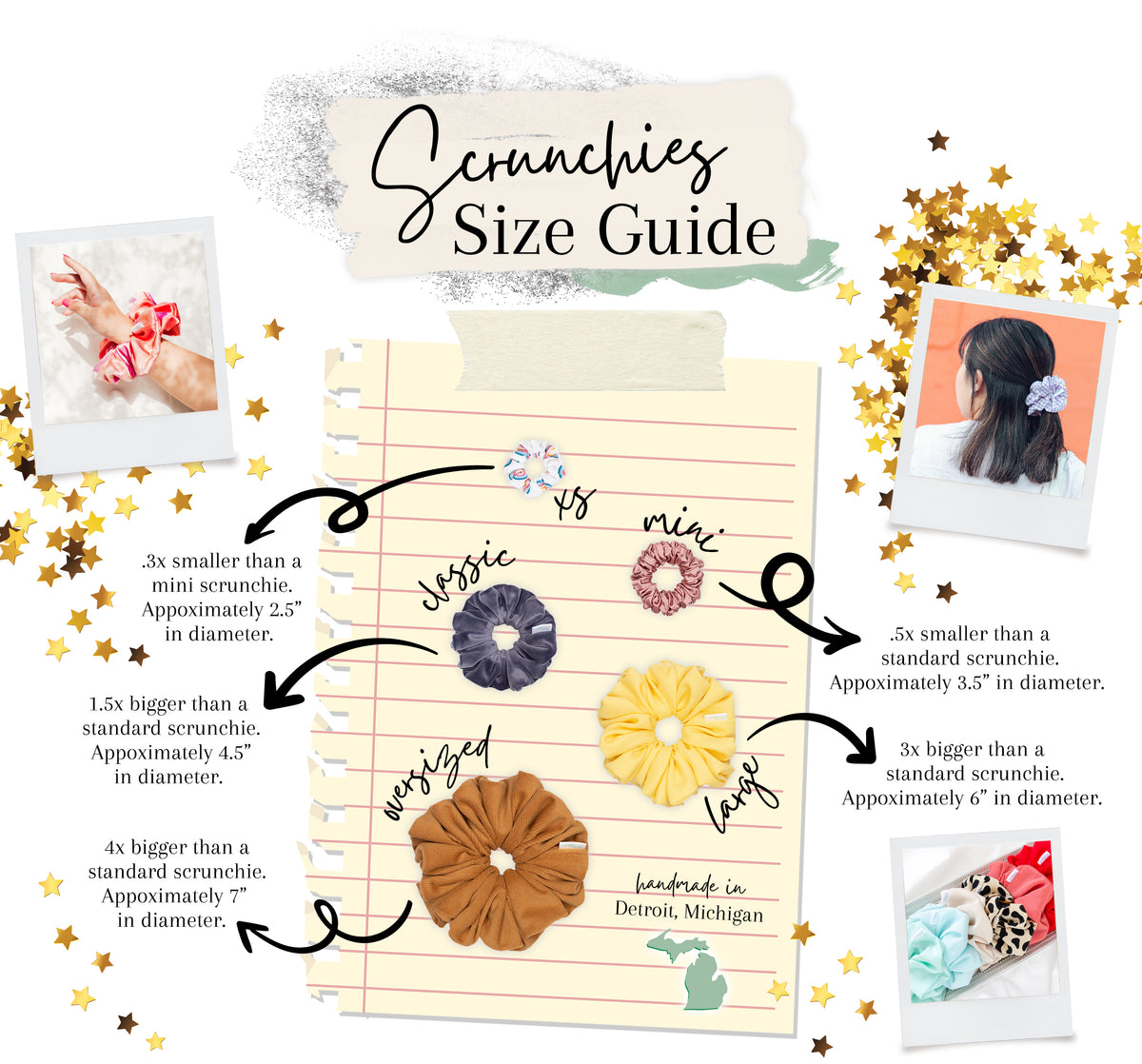 One Scratch Size Chart Size Chart – TesMade Creations