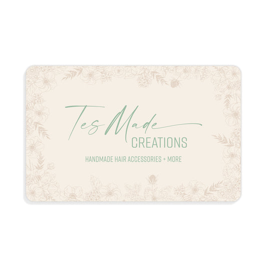 TesMade Creations E-Gift Card