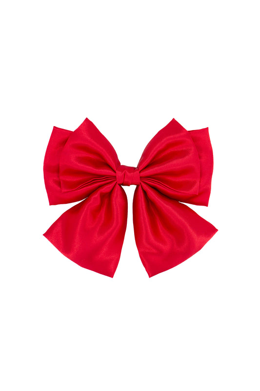 Rose Double-Layer Hair Bow