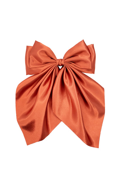 Rust Hair Bow Tail
