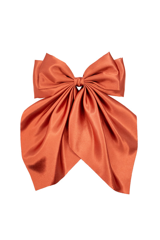 Rust Hair Bow Tail